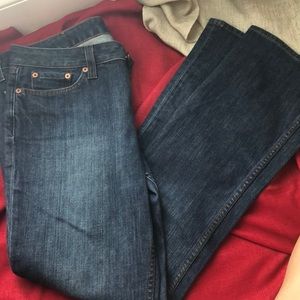 Lucky Brand Women's Boot Cut Jeans - Dark Blue